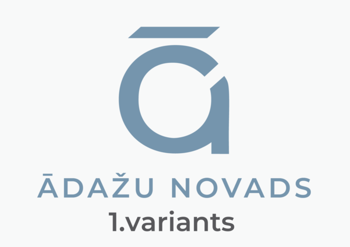 logo 1.varianta grafiskais attēlojums ar mazo "ā" burtu