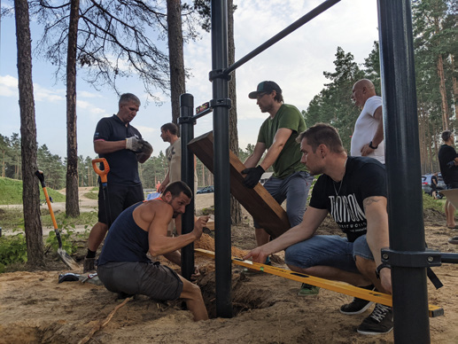 top jauns, pašu iedzīvotāju veidots, vides objekts konkursa "Sabiedrība ar dvēseli" ietvaros. 